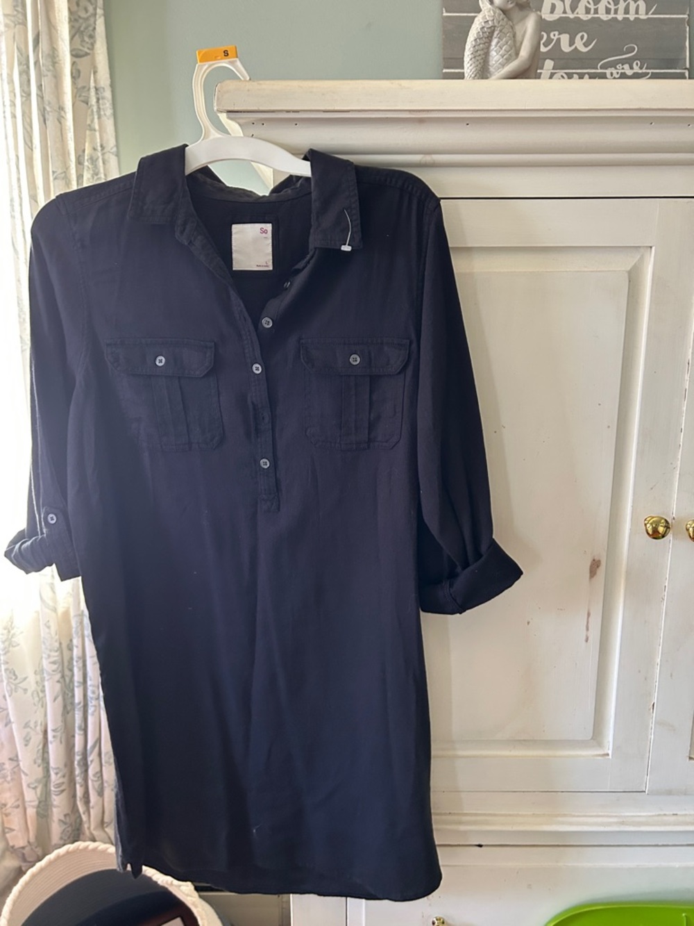Black shirt  dress